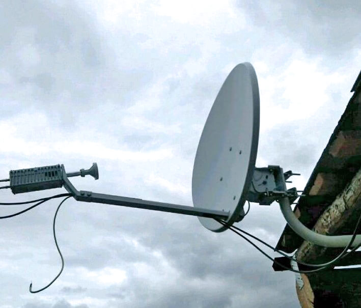 Установка спутникового Интернета НТВ+ в Дубне: фото №3